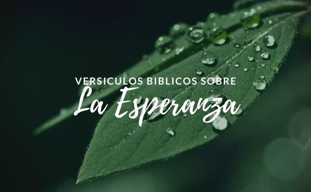 ¿Qué es la esperanza según la Biblia?