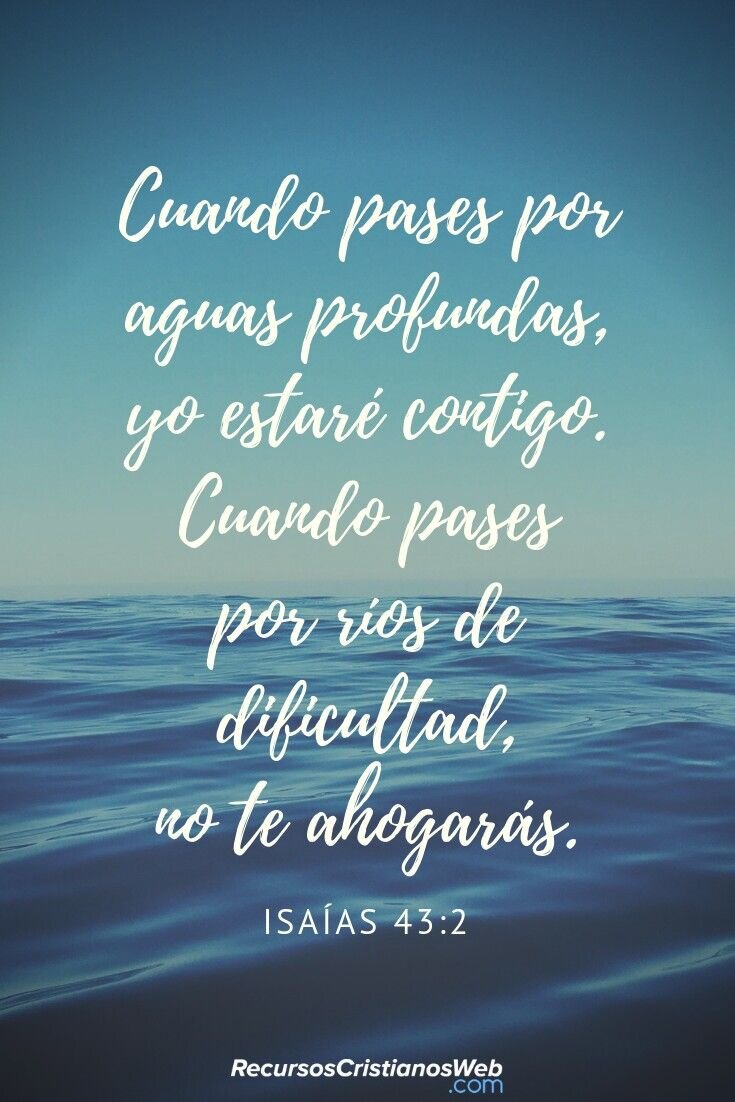 Versículos bíblicos sobre el Agua